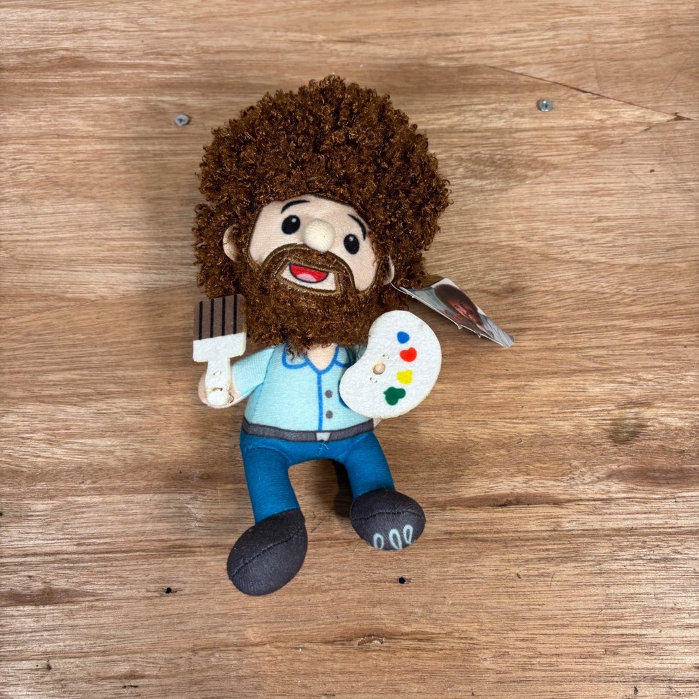 Bob Ross Plush 8 Inch Stuffed Figure Painter Joy of Painting Art Collectible